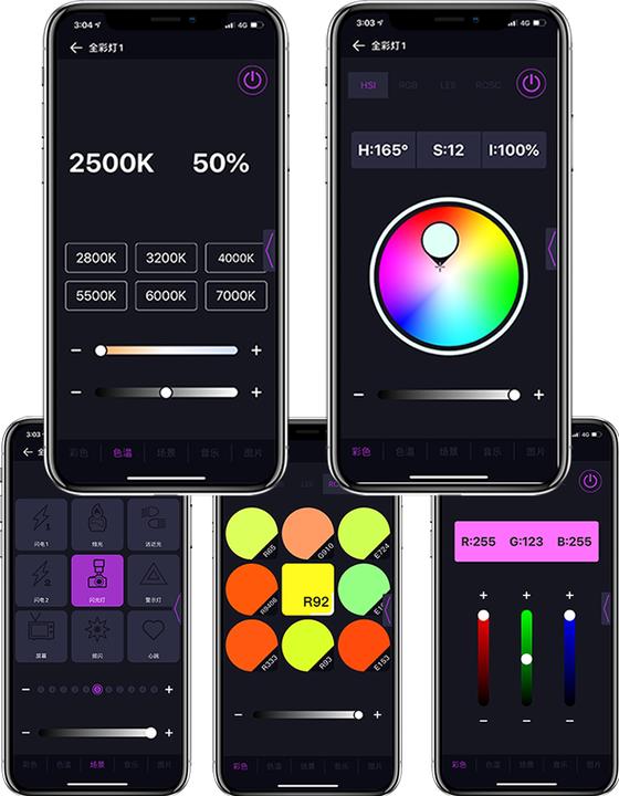 Produktbild Falcon Eyes RGB LED Lampe PockeLite F7 Fold (Studioleuchte, Videoleuchte)