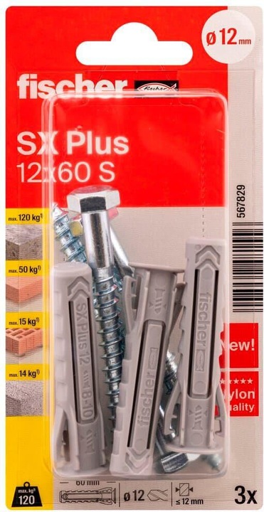 Produktbild Fischer Spreizdübel SX (3 Stk.)