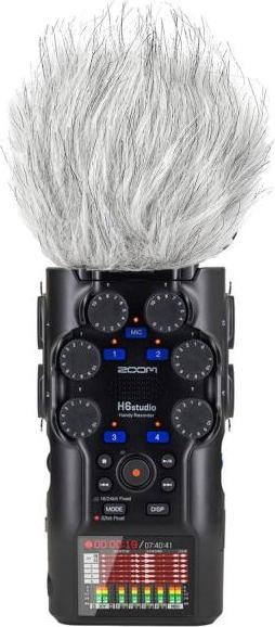 Produktbild Zoom Audio-Recorder H6 Studio mit Fell-Windschutz (Mehrspurrecorder)