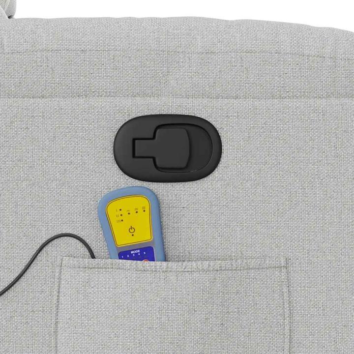 Immagine prodotto vidaXL Sedia da massaggio in tessuto grigio nuvola