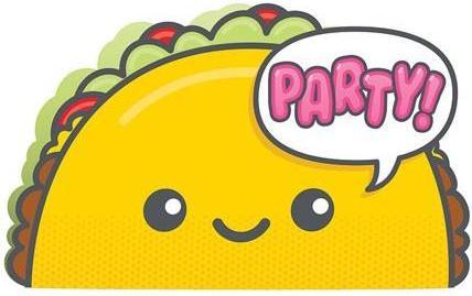 Actual product image Creative Party Fun Junk Food Invitations (Pack of 8) (8 pcs.)