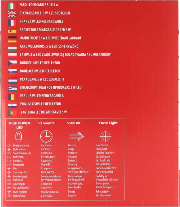 Actual product image Velamp Portable Rechargeable Lamp (350 lm)