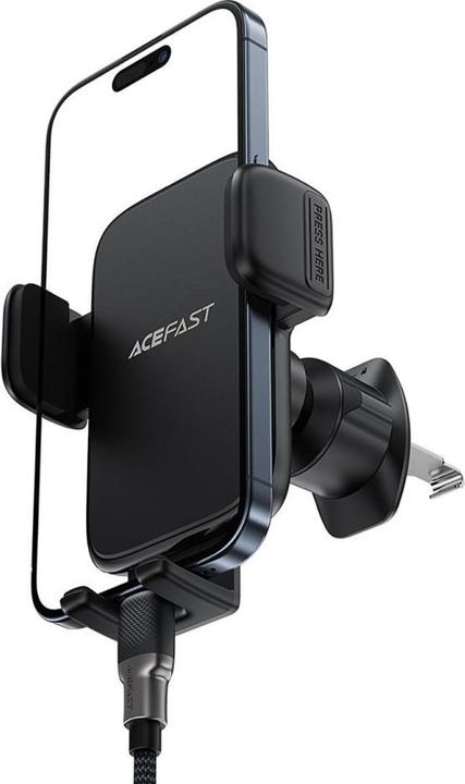 Immagine prodotto Acefast Supporto per bocchetta dell'aria dell'auto D27 per telefoni da 4,5-6,7 pollici - nero