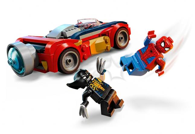 Produktbild LEGO Super Heroes Spider-Man Auto vs. Venomized Wolverine (76336, LEGO Marvel)