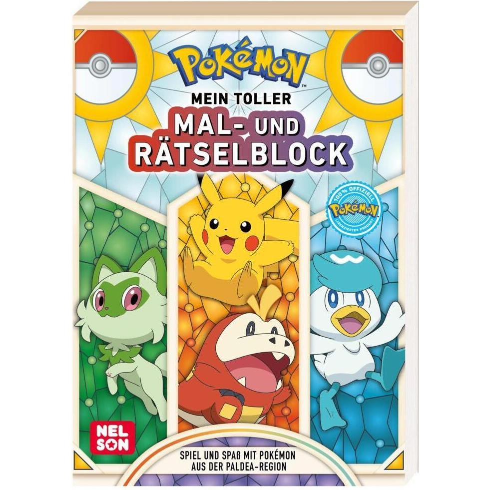 Nelson Pokémon: Mein toller Mal- und Rätselblock