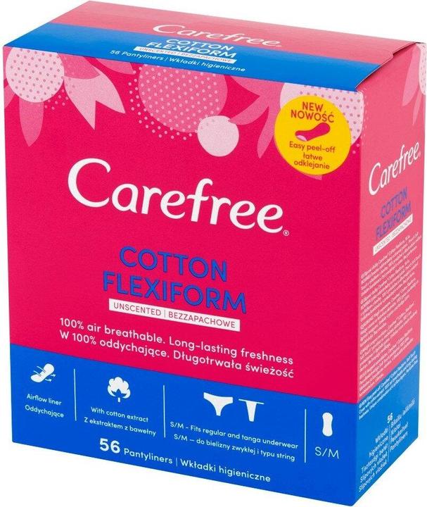 Produktbild Carefree Cotton Flexiform (56 x, Slipeinlagen)