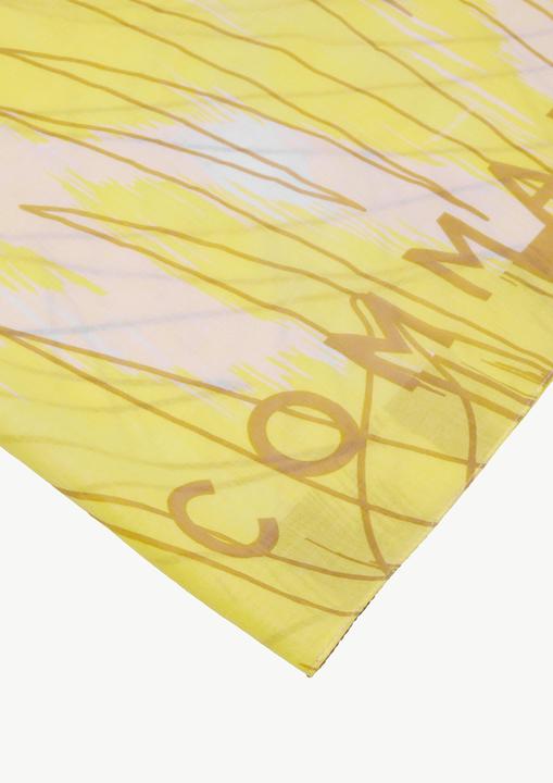 Produktbild Comma Tuch Loop-Schal mit floralem Muster aus Baumwolle