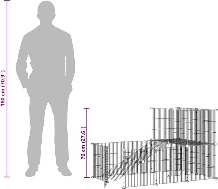 Produktbild vidaXL Haustierkäfig