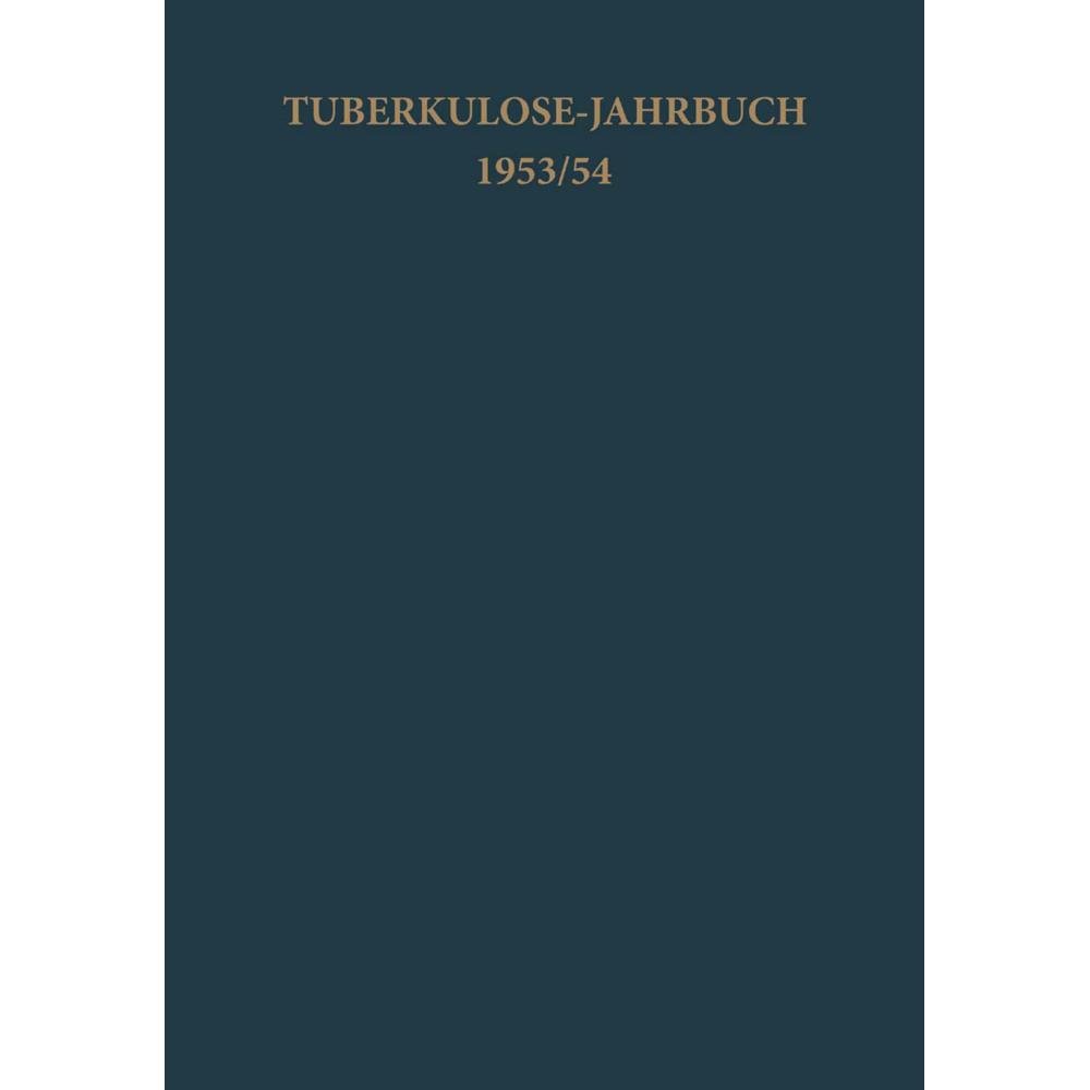 Tuberkulose-Jahrbuch 1953/54, Fachbücher
