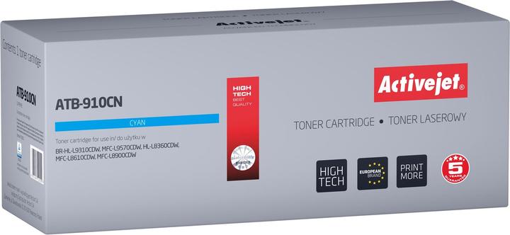 Image du produit Activejet ATB-910CN Toner (toner de remplacement Brother TN-910C Supreme 9000 pages cyan)