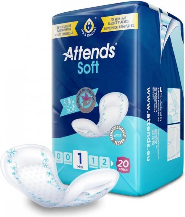 Produktbild Attends Soft 1 Mini Long Einlagen (16 x, Mini)