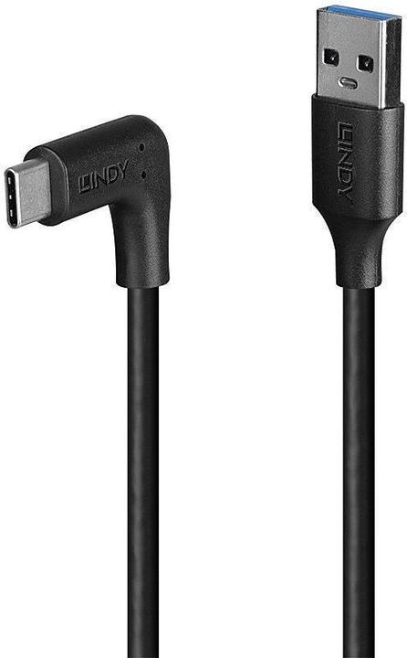 Lindy Cavo USB 3.2 tipo A-C da 1,5 m con angolo di 90° (32014) (1.50 m, USB 3.2 Gen 2, 15 W)