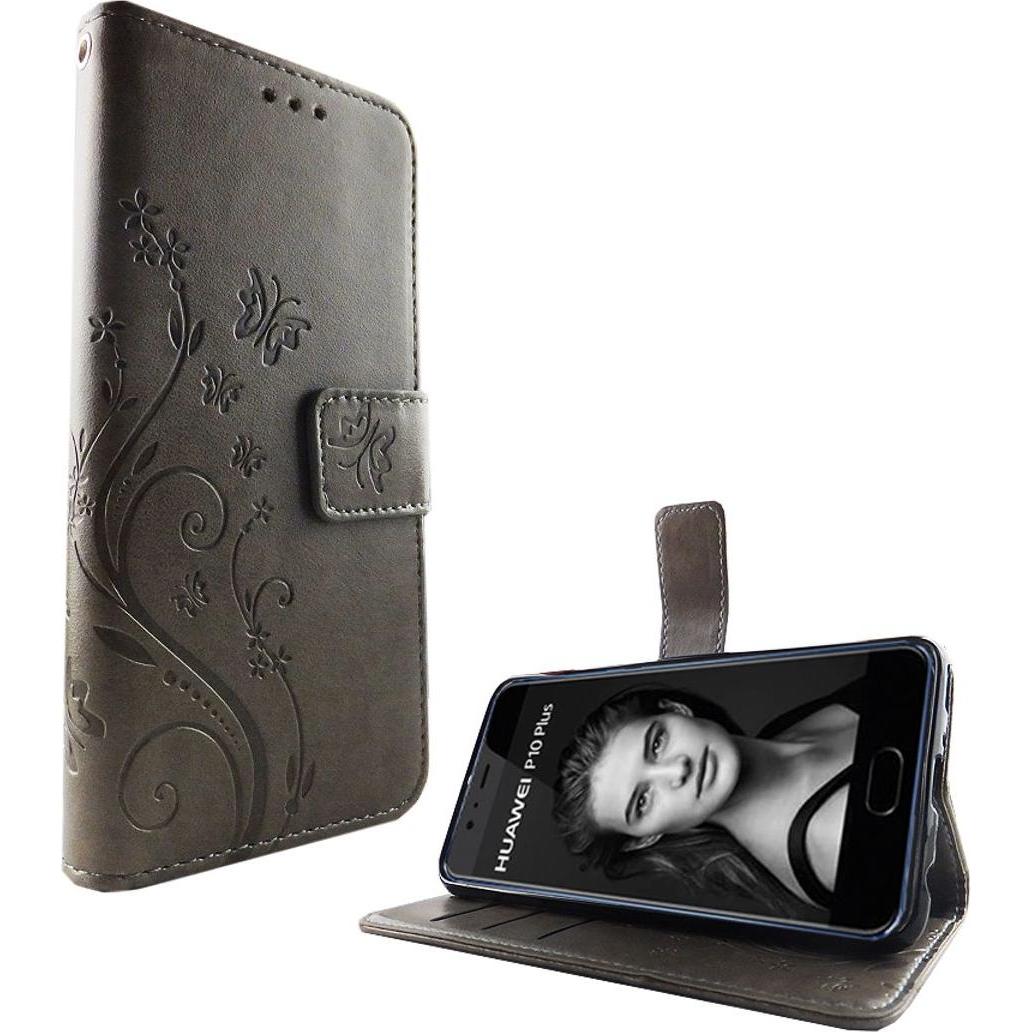 Thumbnail - König Design Hülle Handy Schutz für Huawei P10 Plus Case Cover Tasche Wallet Etui Handyhülle (Huawei P10 Plus), Smartpho...