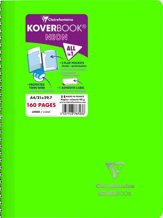 Actual product image Clairefontaine Koverbook (A4, Lined, No binding)