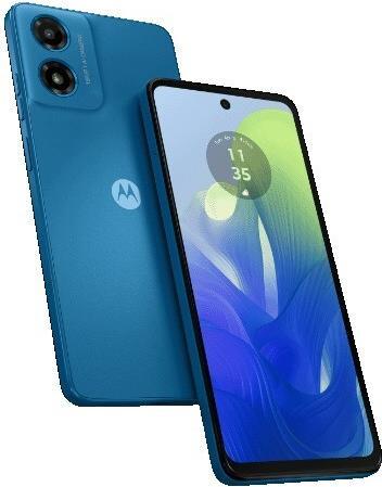 Motorola Moto G04 (128 GB, Satin Blue, 6.56", Dual SIM, 0.00 Mpx, 4G)