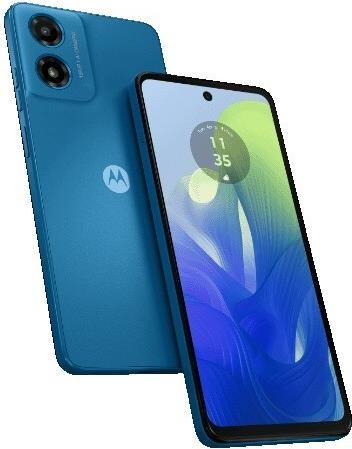 Motorola Moto G04 (128 GB, Satin Blue, 6.56", Dual SIM, 0.00 Mpx, 4G)
