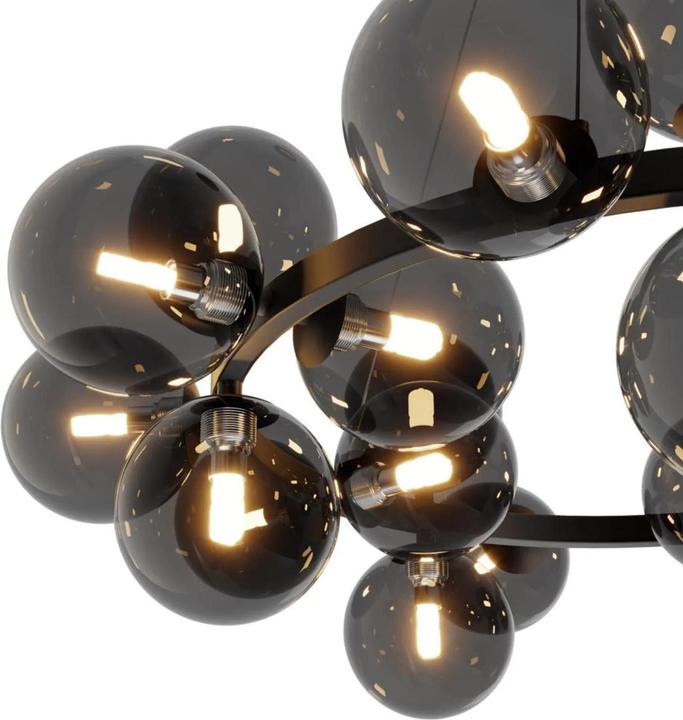 Produktbild Maytoni Dallas Pendelleuchte, Hängeleuchte 25x G9 smokey Schwarz (G9)