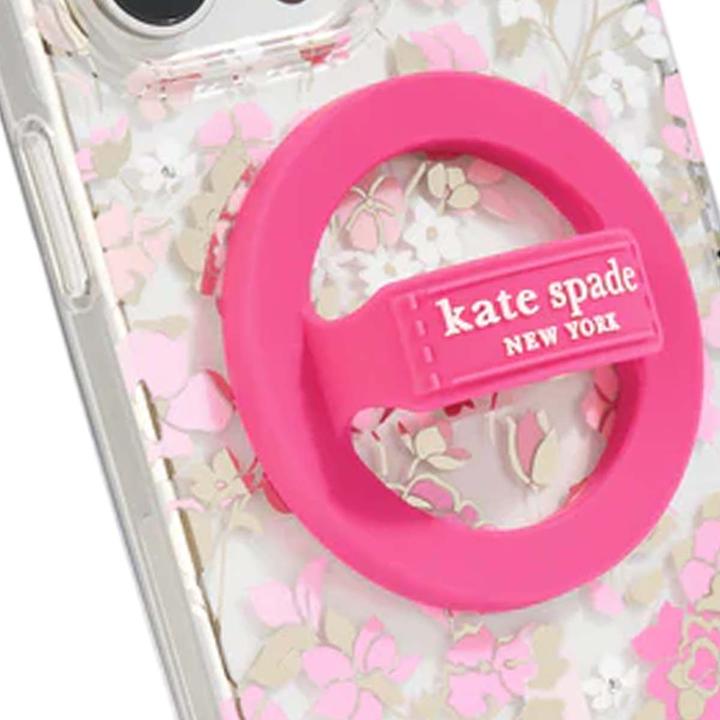Image du produit Kate Spade Magnetischer Schlaufengriff – MagSafe Fingergriff (Pom Pom Pink)