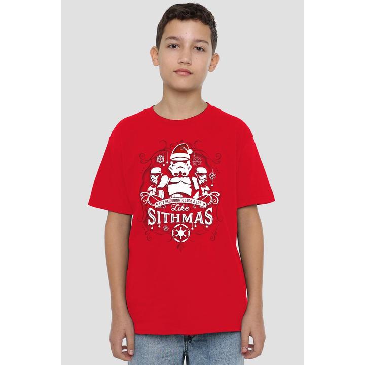 Produktbild Star Wars Beginning To Look A Lot Like Sithmus TShirt weihnachtliches Design (152, 158)