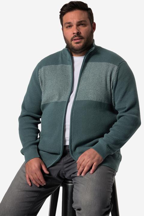 Produktbild Men+ Strickjacke, Stehkragen, Zipper (XXL)