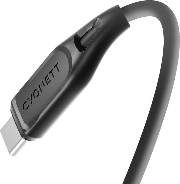 Immagine prodotto Cygnett Cavo Essentials da USB-C a USB-A (USB 2.0), nero, 2 m (2 m, USB 2.0, 60 W)