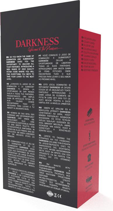 Actual product image Darkness Padded Locking Posture Collar