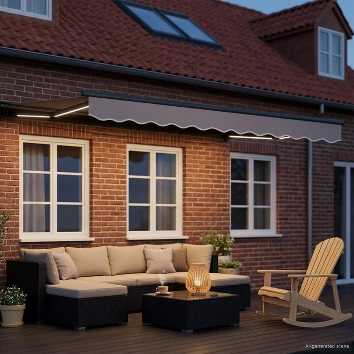 Actual product image vidaXL Einziehbare Markise (2.50 m)