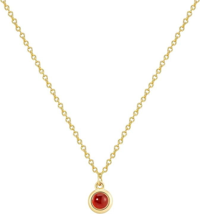 Immagine prodotto Glanzstücke München Catena da donna in argento - 34694 (Argento 925 placcato oro giallo 14 carati, 45 cm)