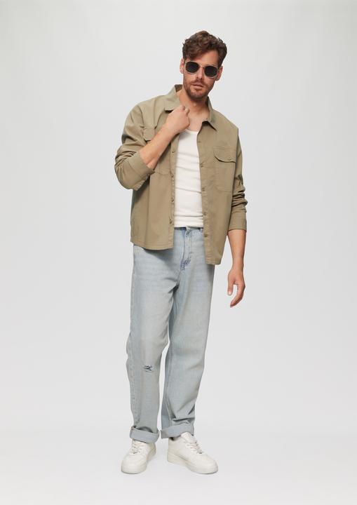 Produktbild S.Oliver Hemd Overshirt aus Baumwollstretch im Relaxed Fit (XL)