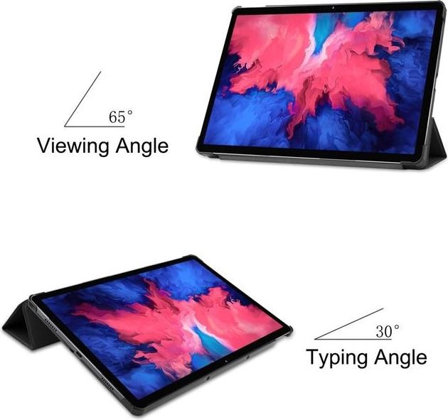 Actual product image MU Classic Triple foldable leather cover (Tab P11)
