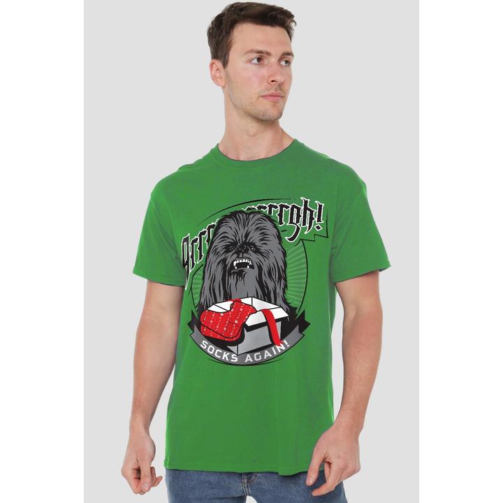 Produktbild Star Wars Arrrrgh! Socks Again! TShirt weihnachtliches Design (L)