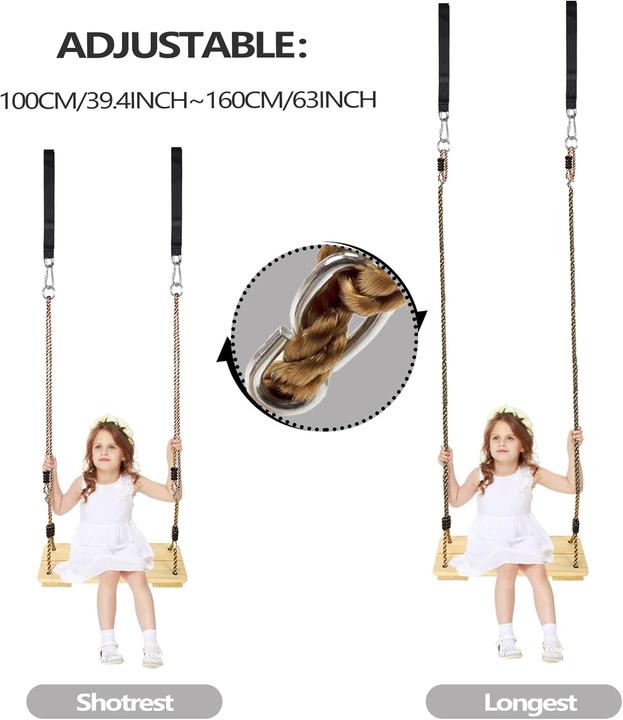 Image du produit Kinspory Holz-Schaukelsitz