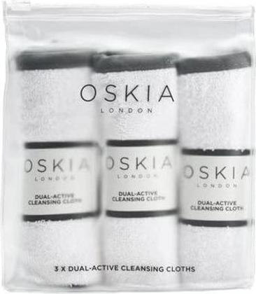 Immagine prodotto Oskia 3 panni detergenti Dual Active (Salviette detergenti per il viso)