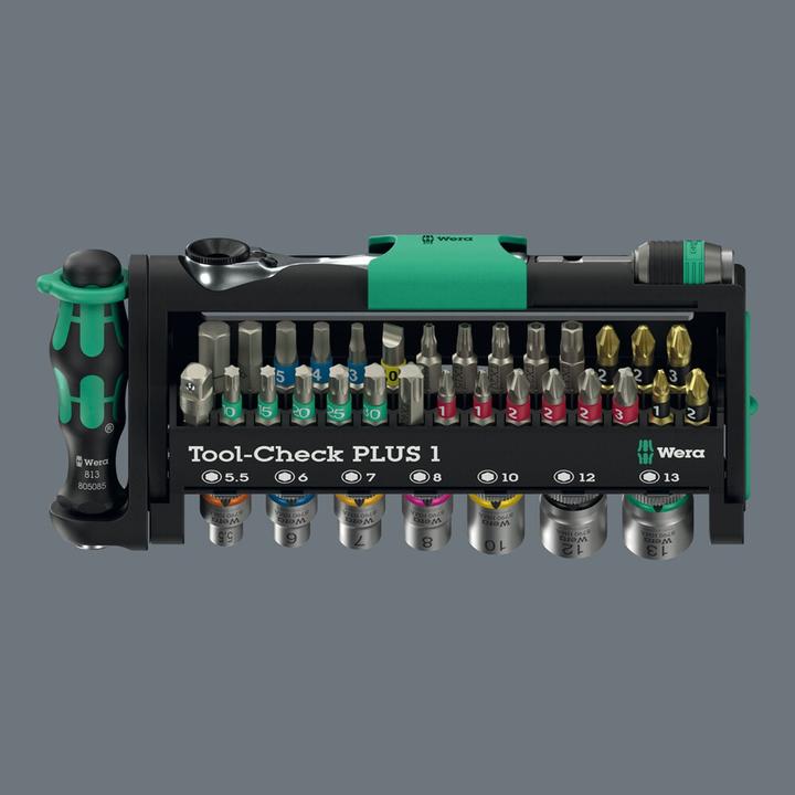 Immagine prodotto Wera Tool-Check Plus 1 (Esagono incassato TX, Croce Pozidriv PZ, Croce Phillips PH)