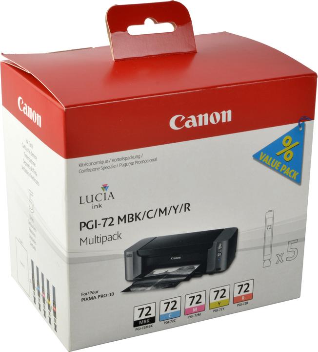 Image du produit Canon Pgi-72 (C, M, MBK, R, Y)