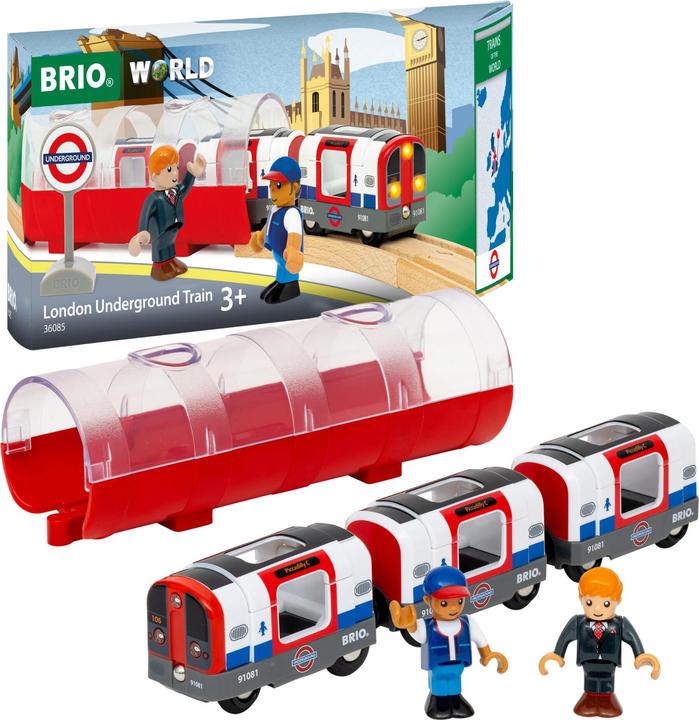 Actual product image Ravensburger BRIO World - Trains of the World London Underground with light and sound