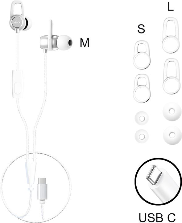 Actual product image Mixx SoundPort C Typ C Kopfhörer (Cable)