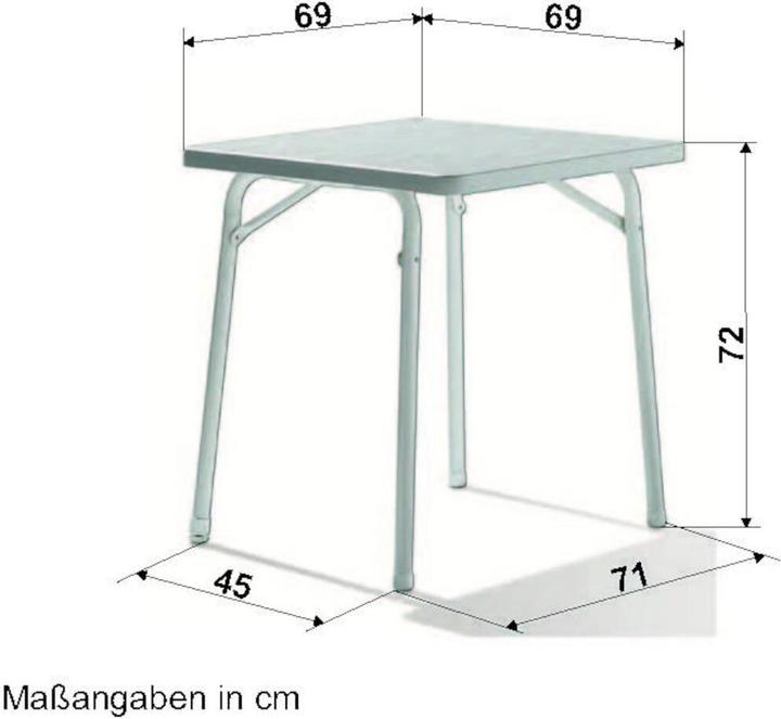 Immagine prodotto Sieger tavolo pieghevole (70 cm)