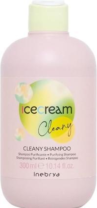Image du produit Inebrya Shampooing Ice Cream Cleany Hair Restoring Balance Of The Scalp 300Ml (300 ml, Shampoing liquide)