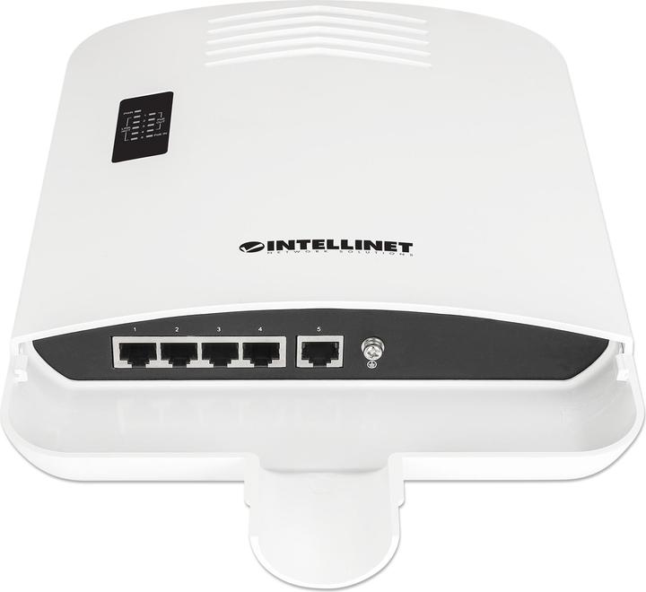 Actual product image Intellinet Outdoor 5-Port Gig PoE Switch Passthrough (5 ports)