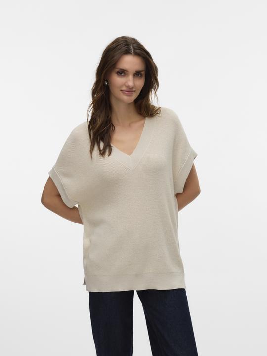 Immagine prodotto Vero Moda Kurzärmeliger Pullover mit V-Ausschnitt (M)