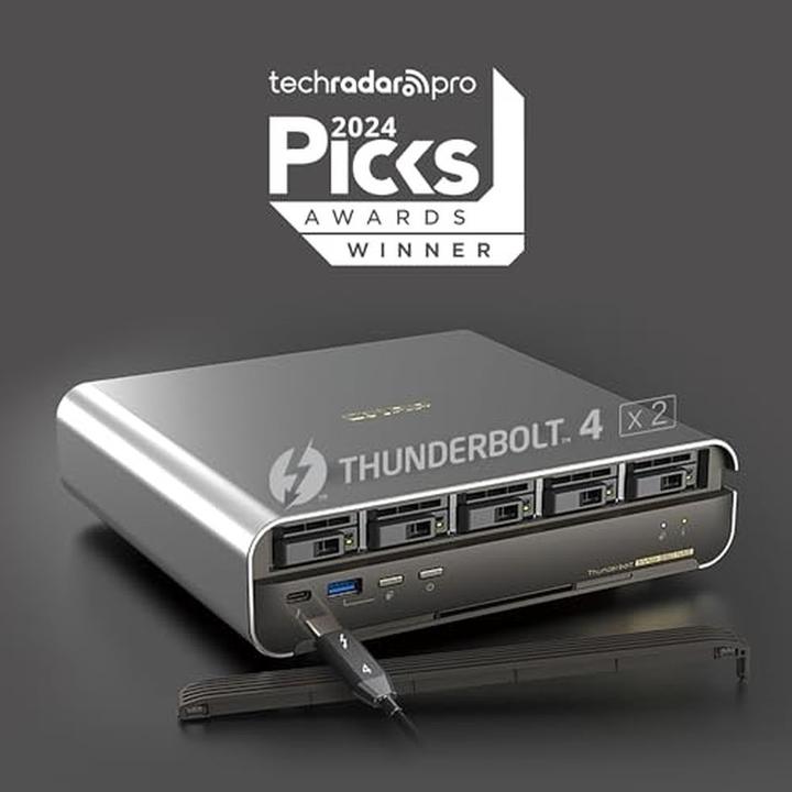 Produktbild QNAP 5-bay All-Flash NASbook Core i5-1340PE (5 x 16 TB)