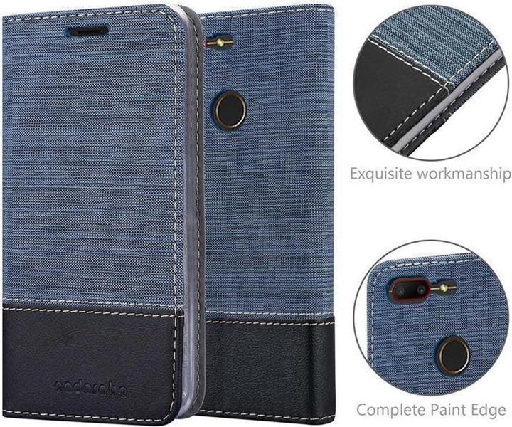 Produktbild Cadorabo Book Jeans Optik Cover (ZTE Nubia N3)
