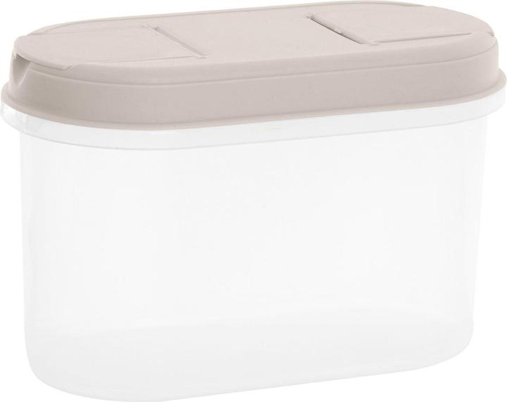 Immagine prodotto Plast team Barattolo Margerit per la conservazione degli alimenti secchi, 1,1 litri, bianco (1.10 l)
