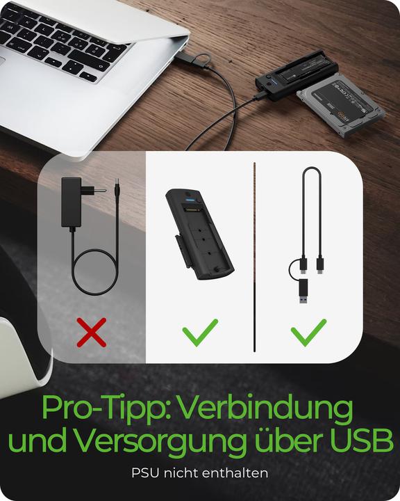 Image du produit Icy Box DockingStation für NVMe M.2 SSD & SATA Laufwerke IB-180MS-C31