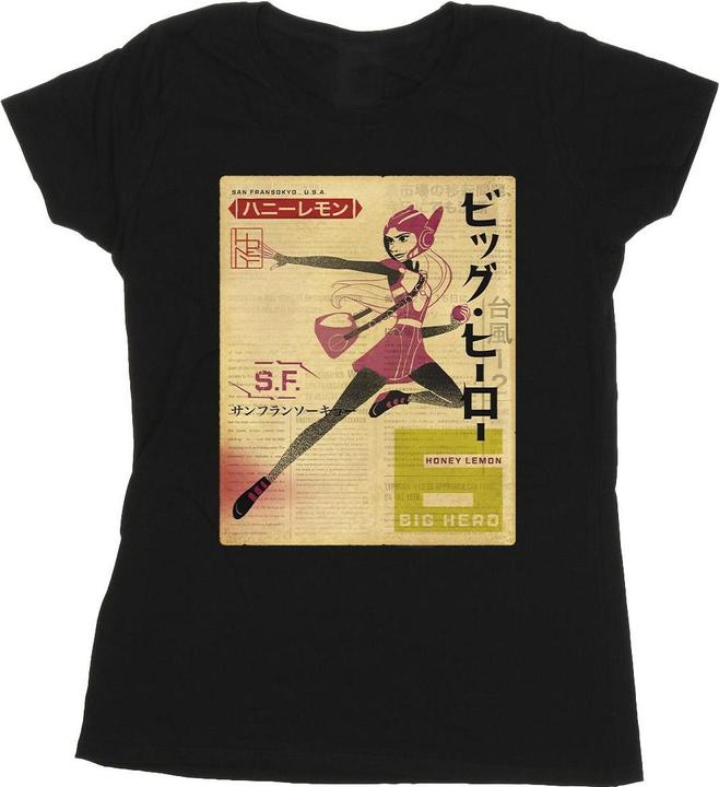 Image du produit Disney - T-shirt BIG HERO BAYMAX HONEY LEMON NEWSPAPER - Femme (L)