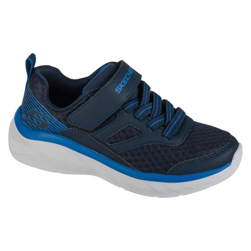 Skechers, Jongens, Sneakers, Grenzeloos Marineblauw, Blauw, (30)