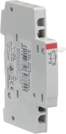 Actual product image ABB Contact Auxiliare. 1NO+1NF 24VAC/DC 10A