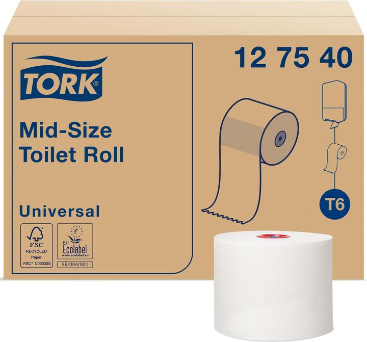 Produktbild Tork Mid-size Toilet Roll 27x135 (27 Stk.)