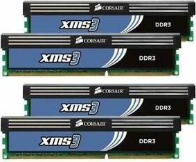 Image du produit Corsair Xms3 (4 x 4GB, 1333 MHz, RAM DDR3, DIMM)